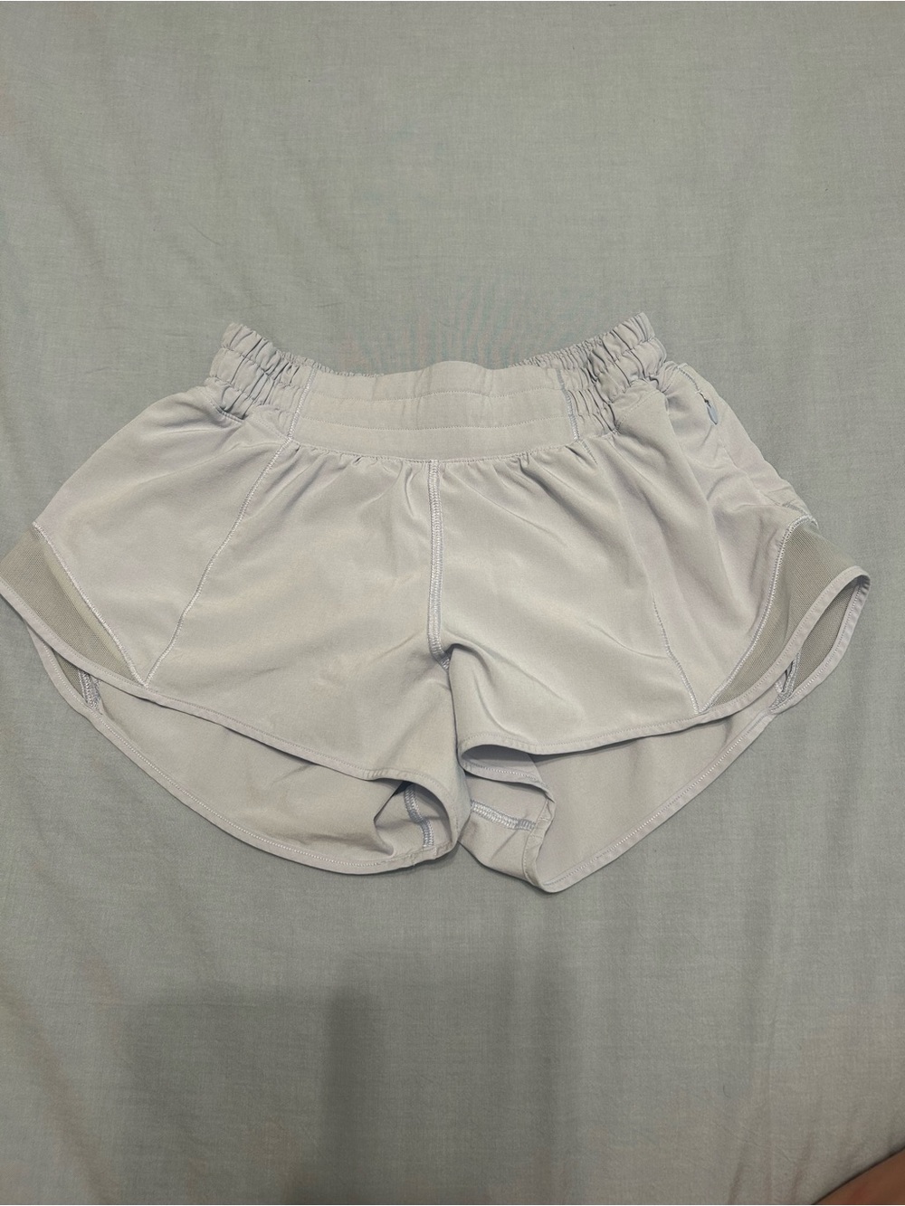lululemon athletica Light Blue Size 4 Hotty Hot Women's Athletic Shorts